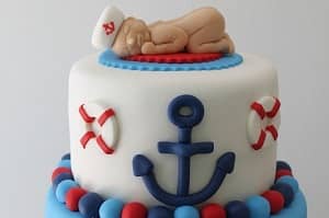 Nautic - Baby Shower Cakes